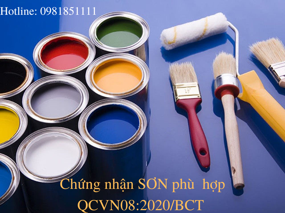 Chứng nhận hàm lượng chì trong sơn phù hợp QCVN08:2020/BCT