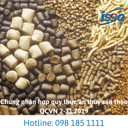 Chứng nhận hợp quy Thức ăn thủy sản phù hợp Quy chuẩn QCVN 2-31: 2919/BNNPTNT