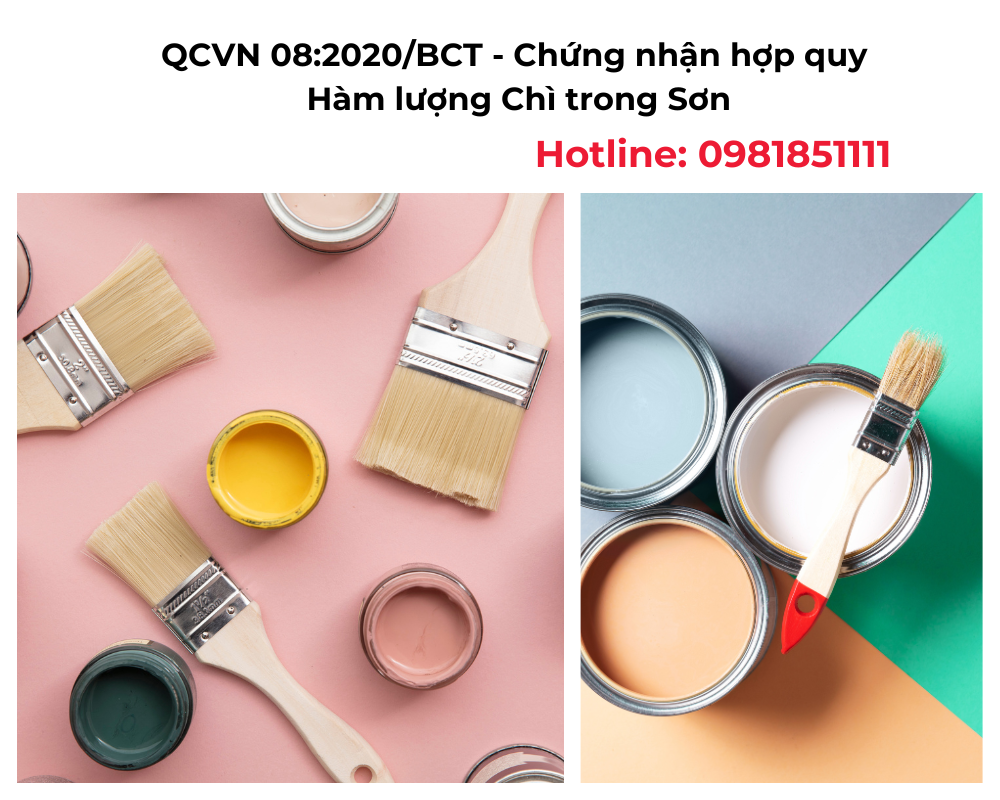 QCVN 08:2020/BCT - Chứng nhận hợp quy Hàm lượng Chì trong Sơn.