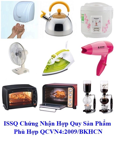 Chứng nhận QCVN 04:2009/BKHCN - Hợp quy thiết bị điện, điện tử.