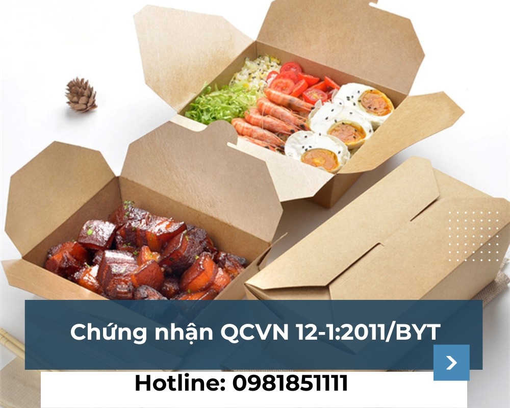 Chứng nhận QCVN 12-1:2011/BYT ( Quy chuẩn kỹ thuật quốc gia về an toàn vệ sinh đối với bao bì dụng cụ bằng nhựa tổng hợp tiếp xúc trực tiếp với thực phẩm )